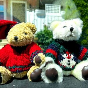 1998 Hugfun Costco Plush Stuffed Collectable Teddy Bear 2 Packs